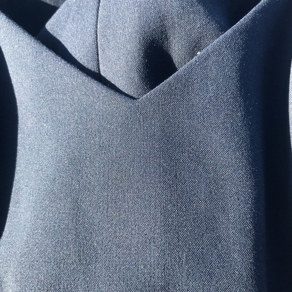 NAVY BLUE COCKTAIL DRESS BY MASON X MICHELLE MASON - Picture 6 of 7